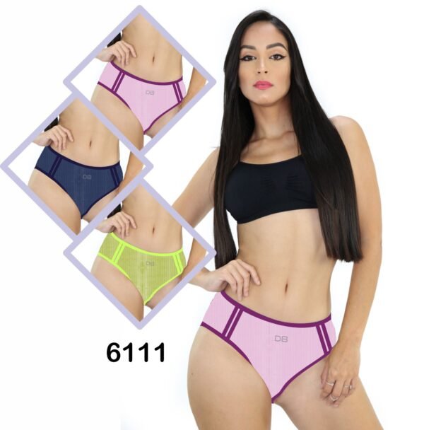 DB6111 Hiphugger Lines Panty by Dear Body - Image 2