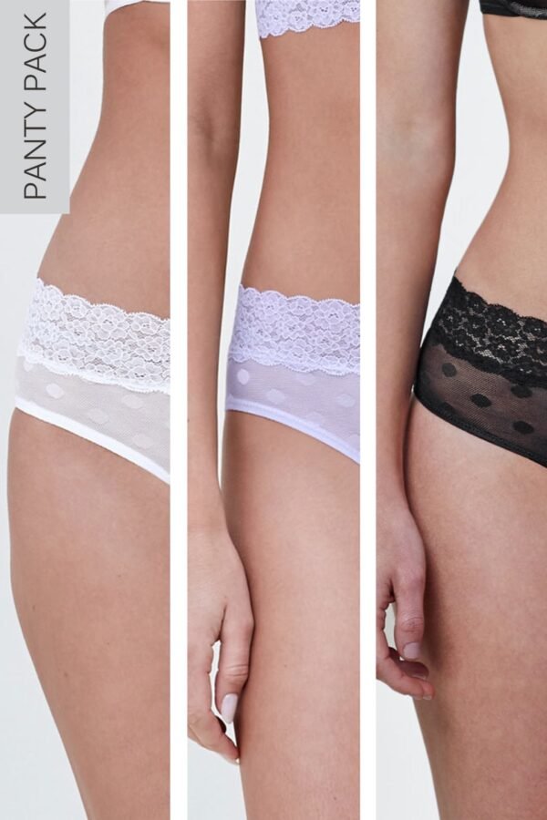 Dare Dot Mesh Hipster 3-Pack - FINAL SALE - Image 7