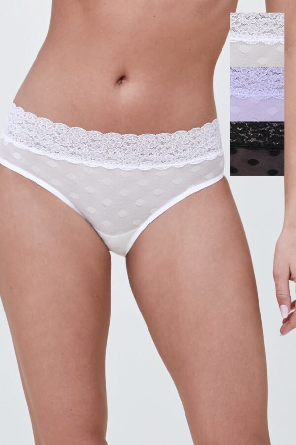 Dare Dot Mesh Hipster 3-Pack - FINAL SALE - Image 2